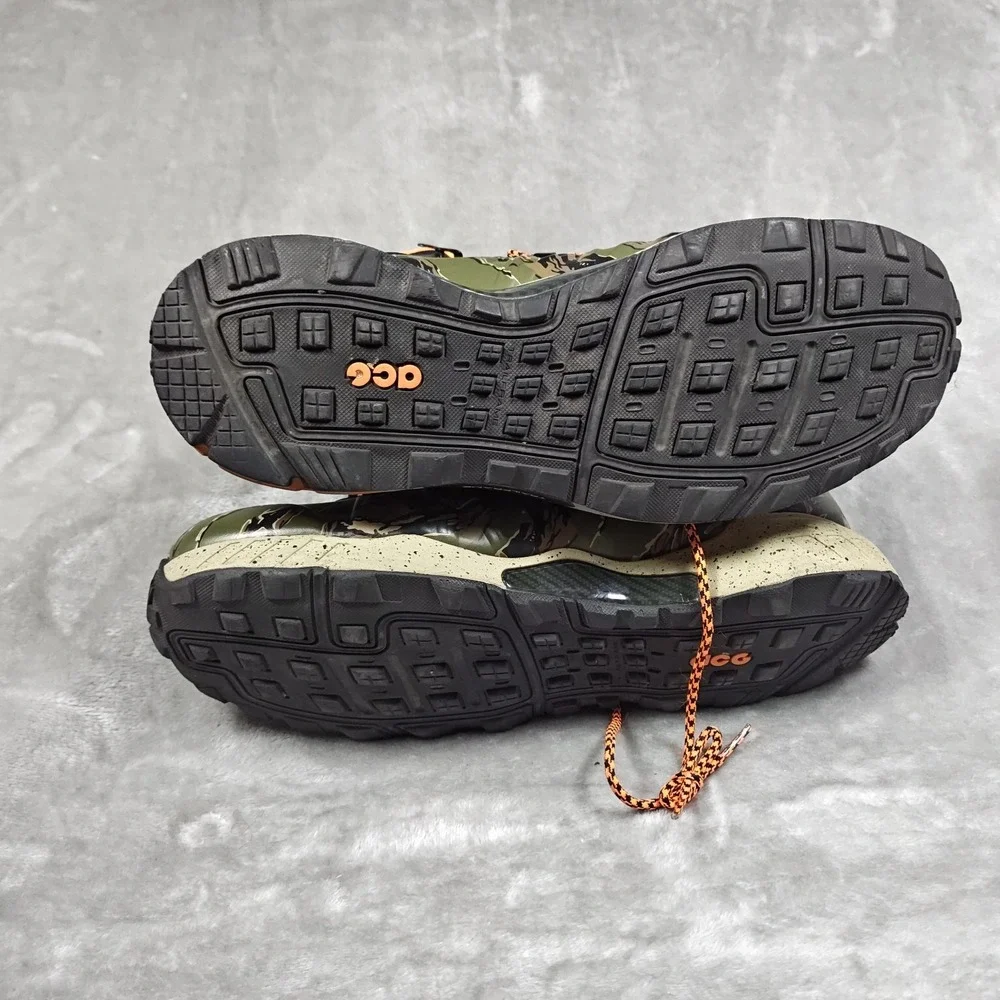 Nike ACG Zoom Meriwether Posite Boots Mens 11 Green Orange Camo 616215 083
